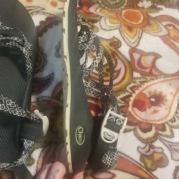 Chaco Z Cloud X2-Cream/Black-Size 10 - Picture 11 of 16
